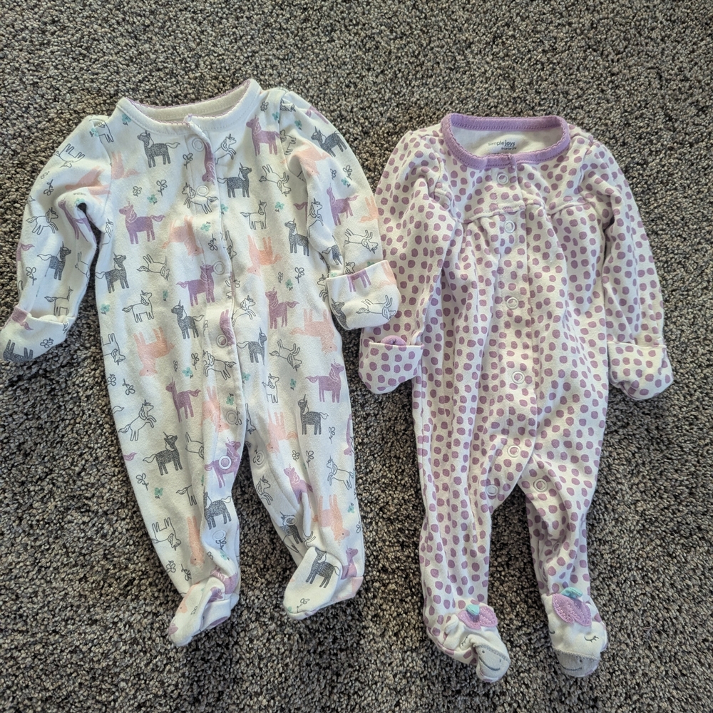 Simple Joys By Carter's Footie Pajamas